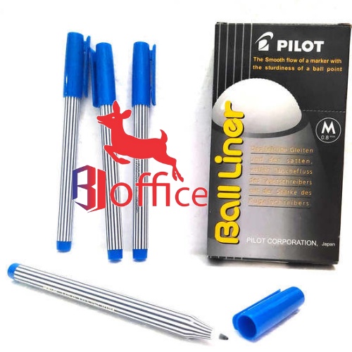 

Pulpen Balliner Pilot 0.8mm Medium / Pulpen Pilot Balliner 0.8mm
