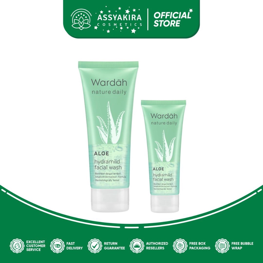 Wardah Nature Daily Aloe Hydramild Facial Wash