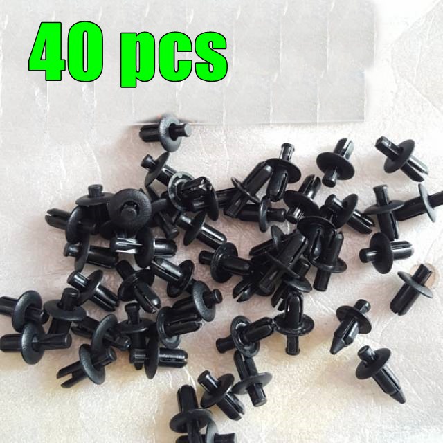 40 pcs Baut Klip Body Plastik Universal