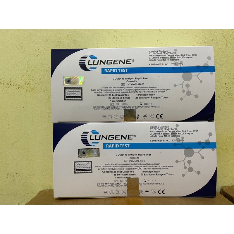 Lugene swab antigennmm original kemenkes bergaransi original 100% akurat