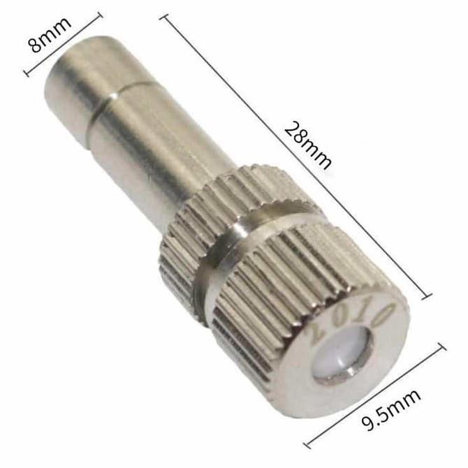 Nozzle Kabut 0.2 0.3 / Nozzle Embun / Mist Nozzle 6Mm 8Mm - 0.2 X 6Mm