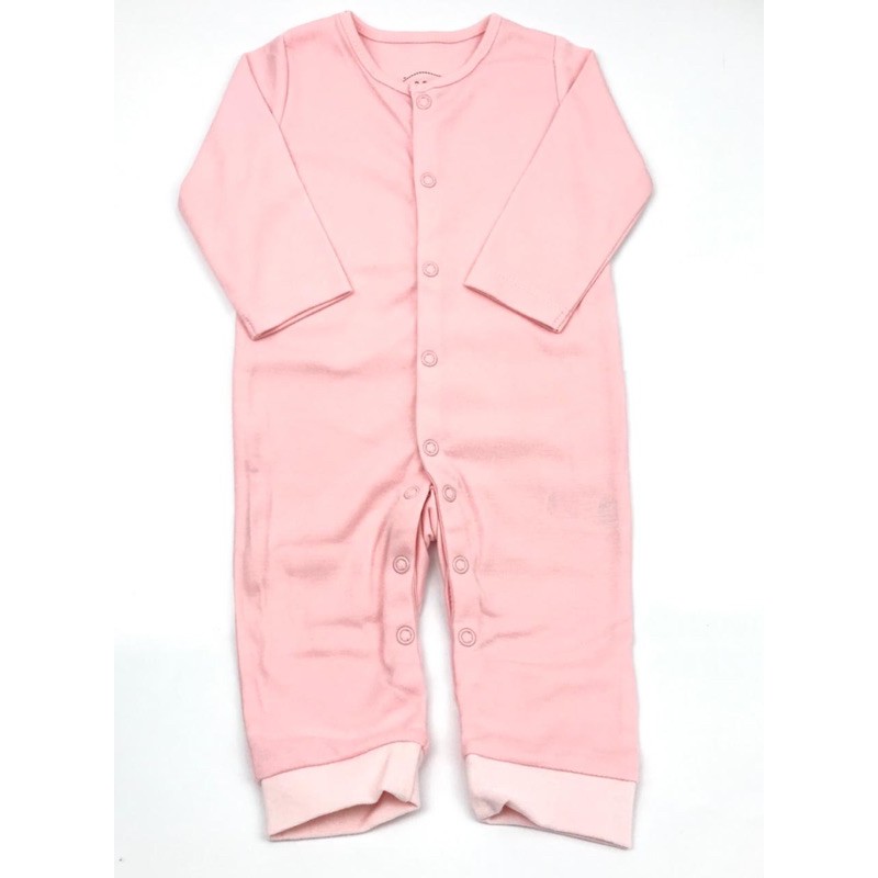 BABY K2 - Sleepsuit buka kaki isi 3 pcs motif cat pink