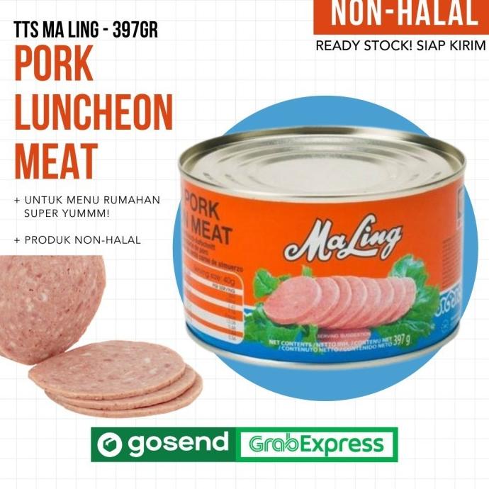 

vaargavaldian5678 MaLing Luncheon Pork 397 gr TTS Canned / Daging Ham Babi Maling TERLARIS TERPERCAYA ORIGINAL