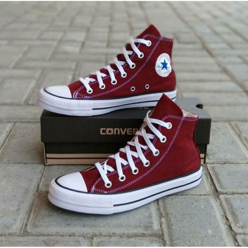 Sepatu Pria casual Converse Allstar booth high || Sepatu Allstar tinggi termurah || Allstar terbaru