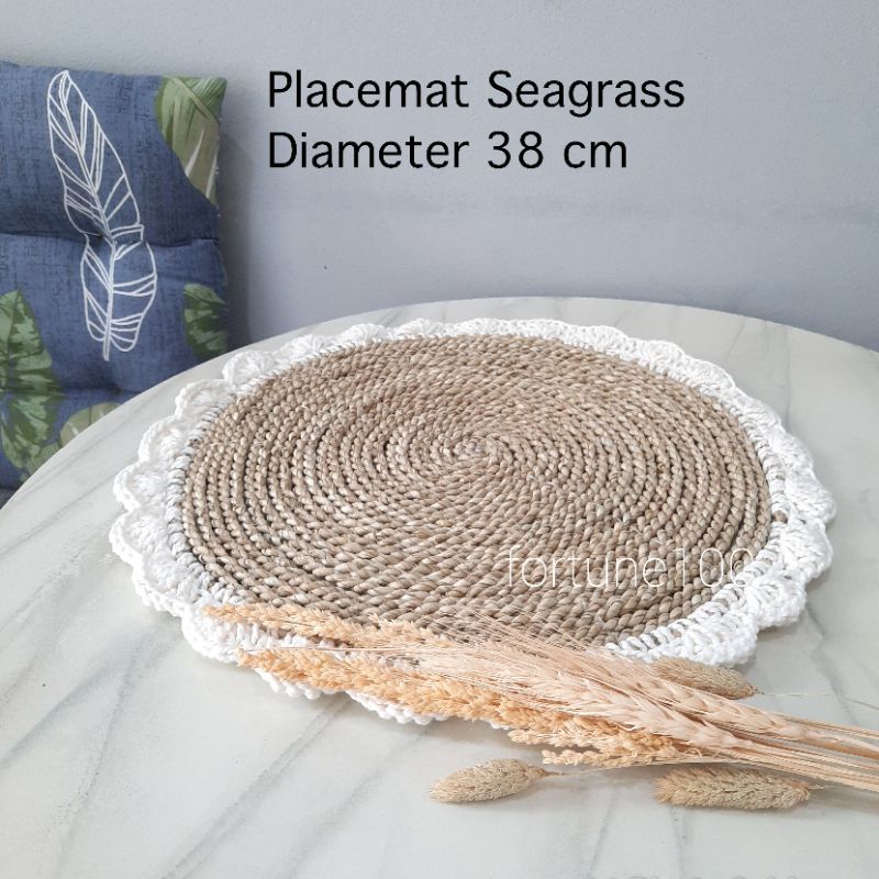 Placemat Seagrass / Tatakan Alas Piring / Placemat / Placemate PS01