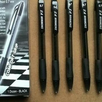 

☃ Ballpoint Pen Snowman V5/Pulpen cetek 0.7 mm ➲