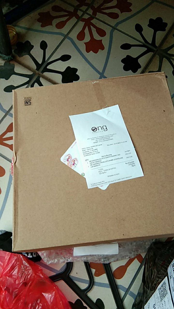 Panci Enamel Cantik Dutch Oven 24 Cm Chefina Kedawung Pi04g24