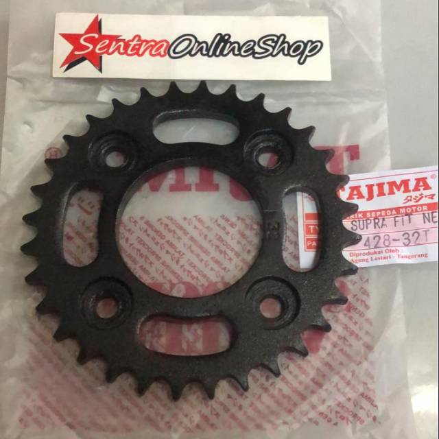 gir gear belakang supra fit new revo ukuran 32 428 tajima bukan TK sss xtreme