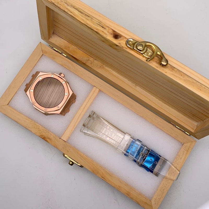 Strap bezel jam casio g-shock ga2100 ga-2100 original Rose gold