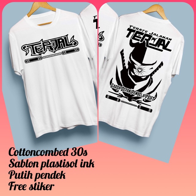 Kaos PSHT terjal kaos psht terbaru kaos terate jalanan kaos murah kaos keren best seller