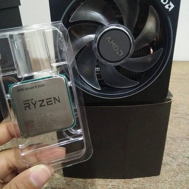 Processor AMD RYZEN 5 2600 + FAN AMD RGB ORI