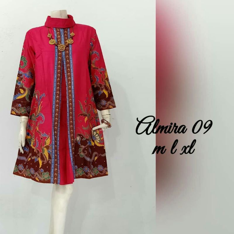 TUNIK BATIK TERLARIS DRESS BATIK ALMIRA