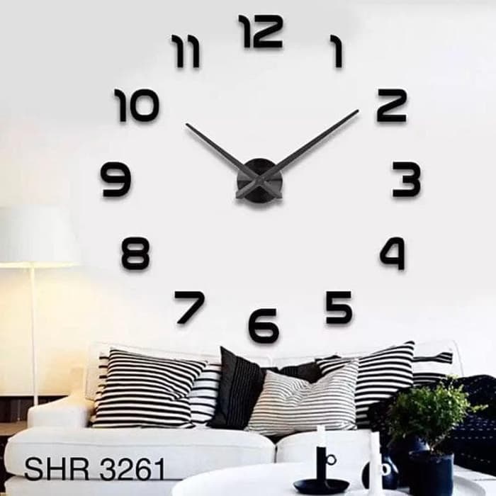 SHENAR, Jam Dinding Besar Raksasa Giant Wall Clock 80-130cm Diameter