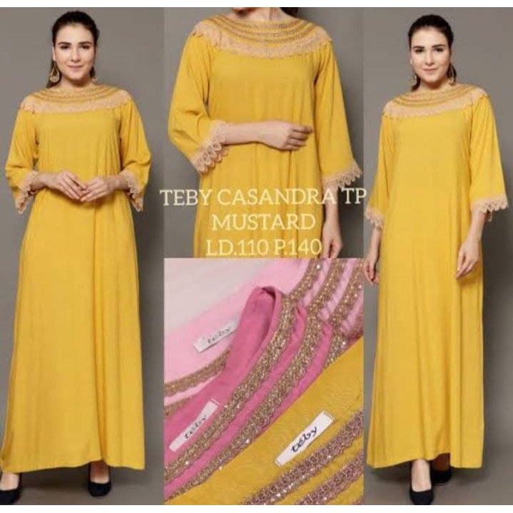 DASTER ARAB TEBY CASANDRA|BAHAN RAYON