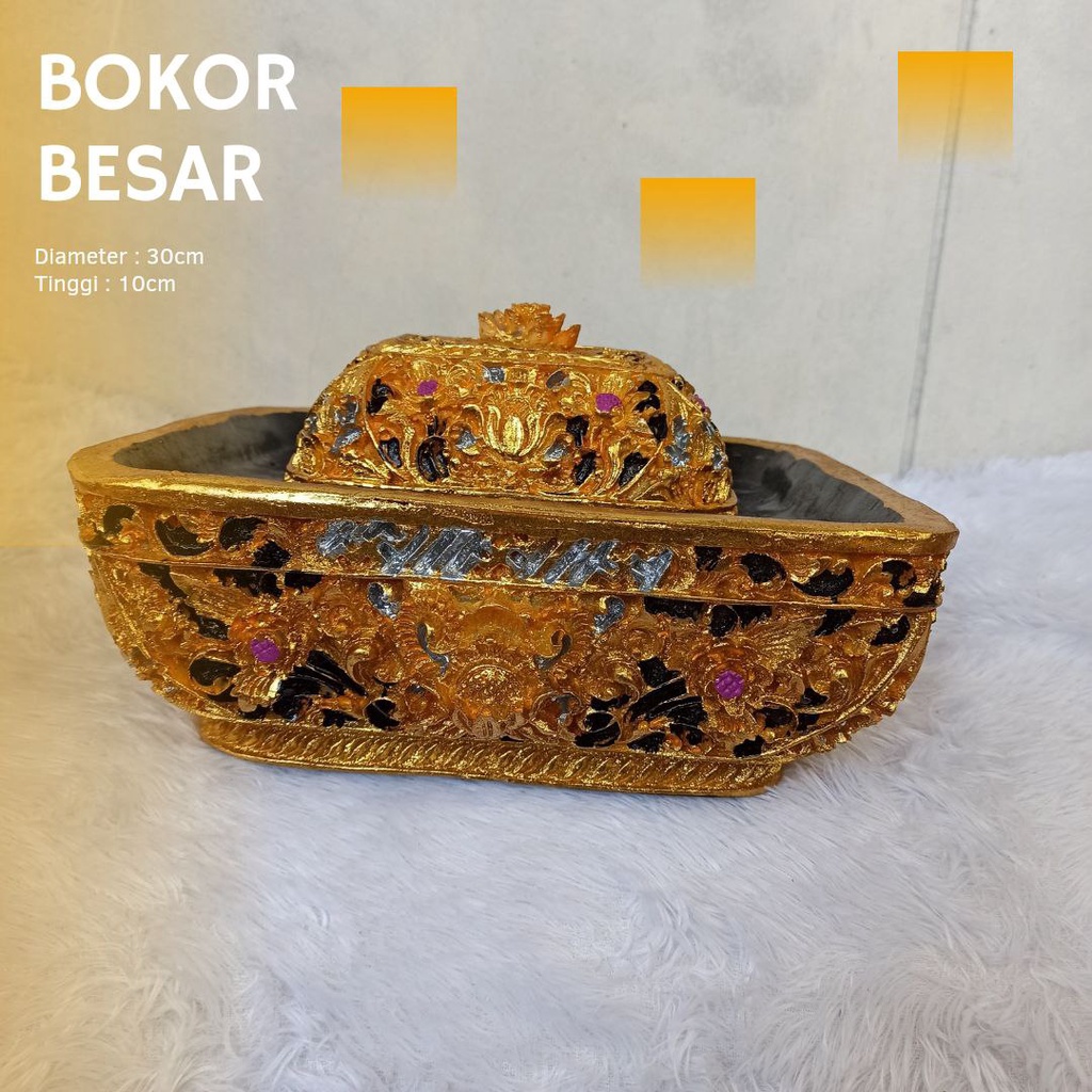 BOKOR FIBER OVAL BESAR WADAH SODAN BOKORAN BALI MURAH DIAMETER 28cm