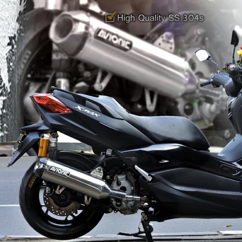 Avionic eVo - ORIGINAL exhaust knalpot racing YAMAHA XMAX (slip on)