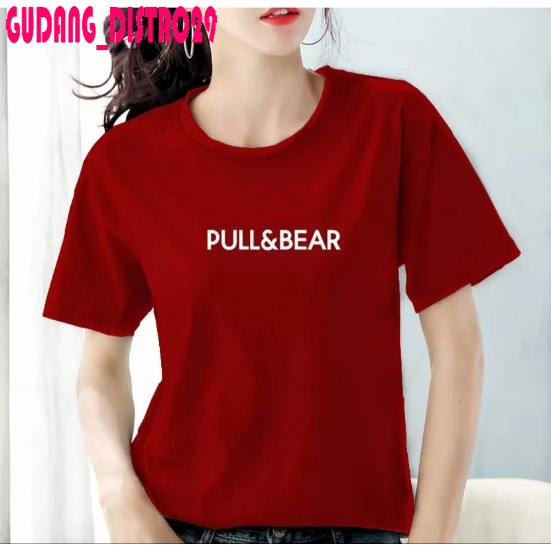 KAOS DISTRO CEWEK/T-SHIRT WANITA/Kaos LOVE YOU/BAJU Atasan /KAOS PULL dan BEAR