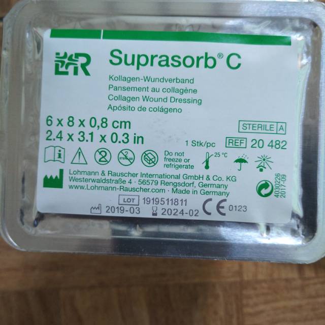 Suprasorb c besar 6 x 8 x 0.8 cm