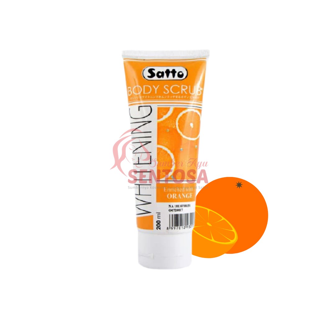 SATTO WHITENING BODY SCRUB 200 ml