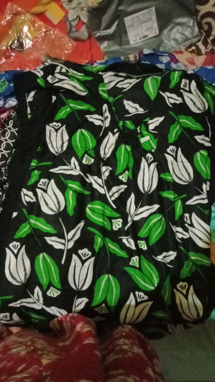 Daster Jumbo Lowo Daun Mas Baju Tidur Wanita Murah Kekinian Batik Pekalongan