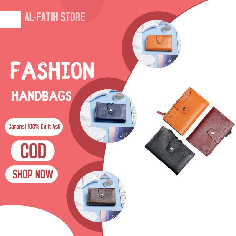 Dompet Kulit Wanita Kulit Asli Alona Tianna Wallet Dompet Kulit Cewek Premium