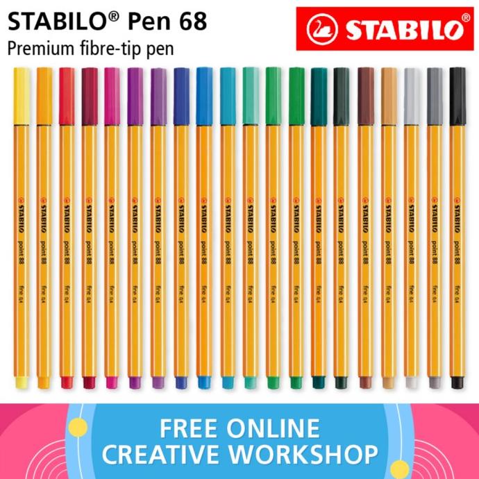 

STABILO Set 20 - point 88 Starter Pack / Fineliner / Pen Pulpen Warna