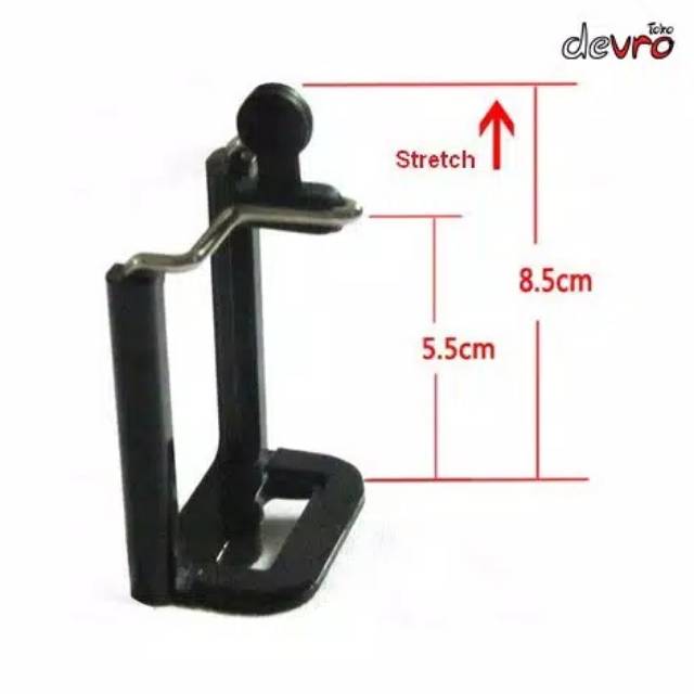 Universal clamp for smarphone with 0.25 inch