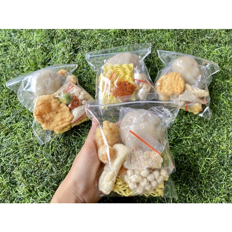 Baso Aci / Boci Beranak Ayam suwir/ Baso aci Jumbo Ayam Suwir Larva TERMURAH