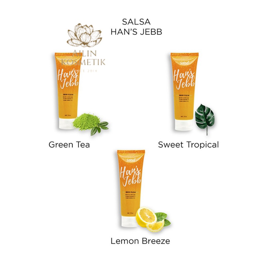 SALSA Hans Jebb Gel Skin Cleaner 110gr | Gel Perontok Daki BY AILIN