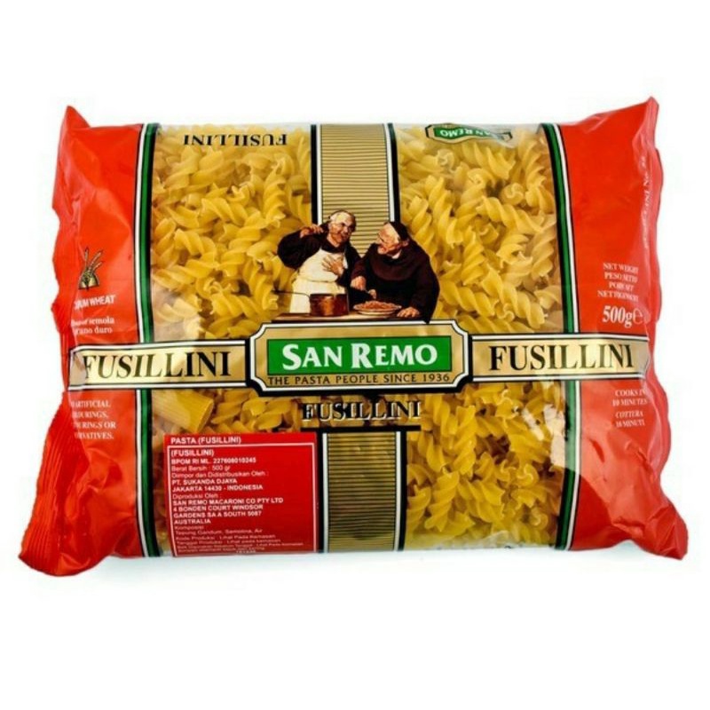 

San Remo Pasta Fusilli / Fusillini 500gr