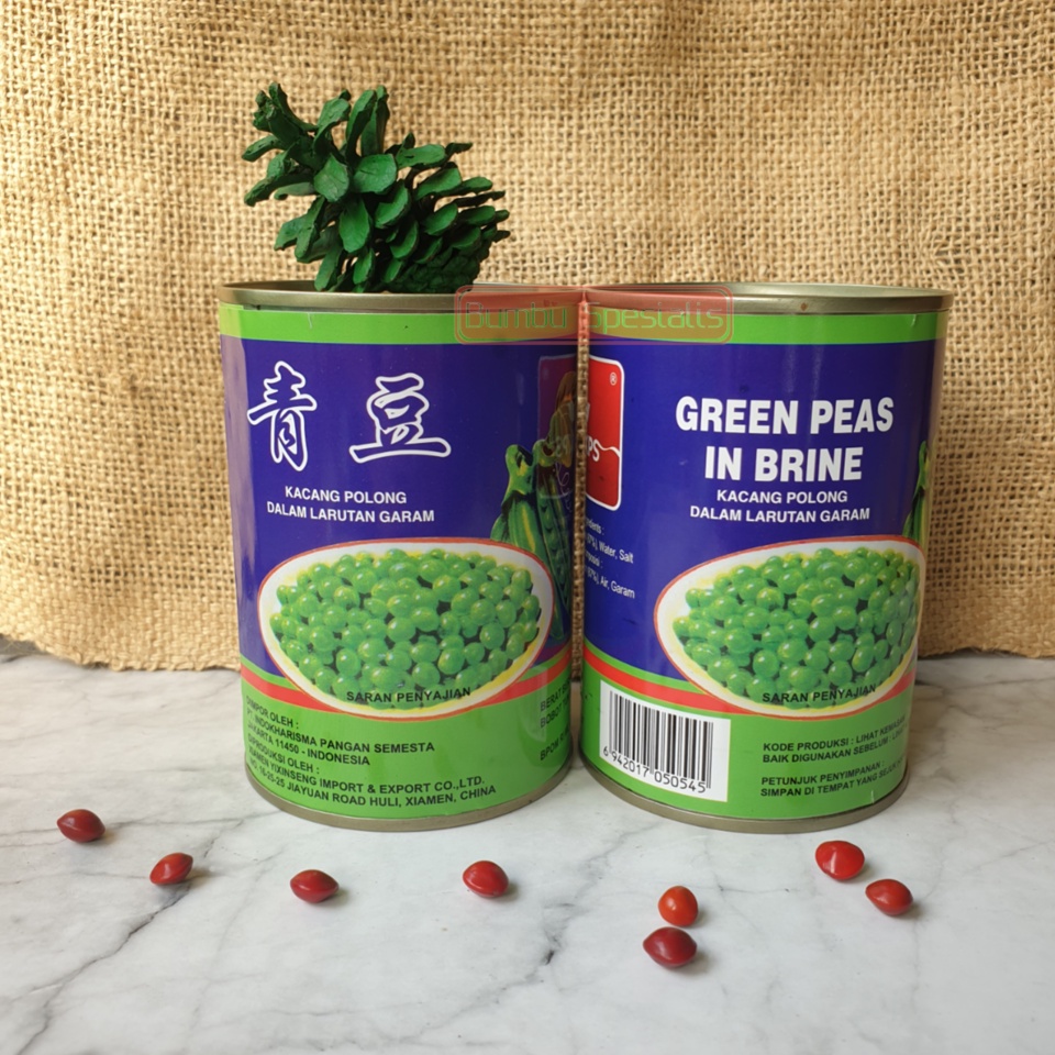 Kacang Polong Kaleng / Green Peas in Brine  397gr/ Kacang Polong IKPS