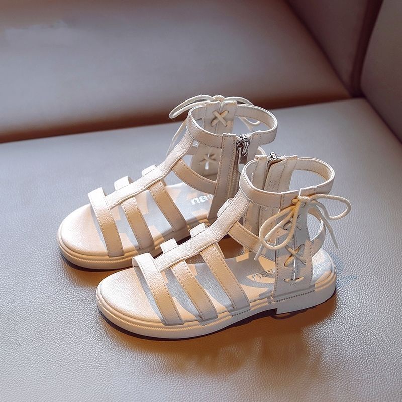 Sandal girls' 2021 versi Korea baru dari fashion gadis kecil lembut-soled putri Roman sepatu