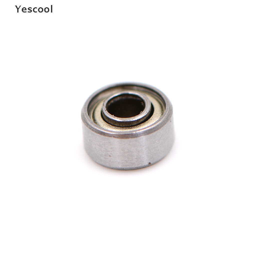 Yescool 10pcs 693ZZ Bola Bearing Miniatur Bahan Baja Karbon Ukuran 3x8 X 4mm