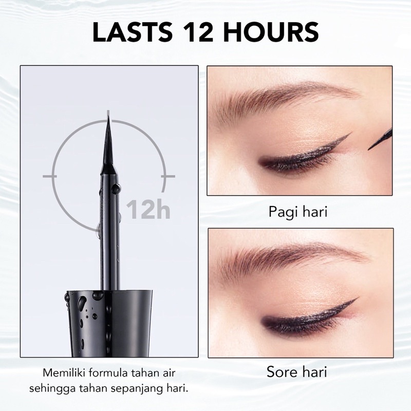 YOU Ink Black Liquid Liner / Eyeliner Liquid You / Eyeliner Cair ( YOU MAKEUPS OFFICIAL STORE )