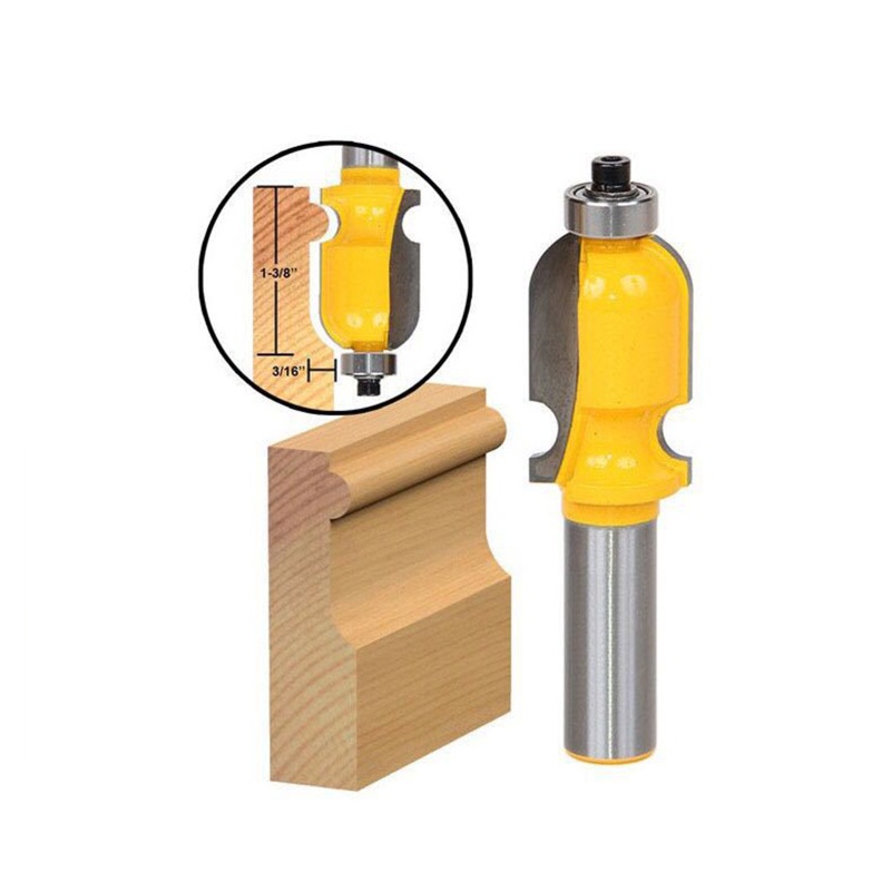 Gro 5buah Pintu Lemari Atas Router Bit1 2mata Kaki Carbide Alloy Cembung Milling Bit