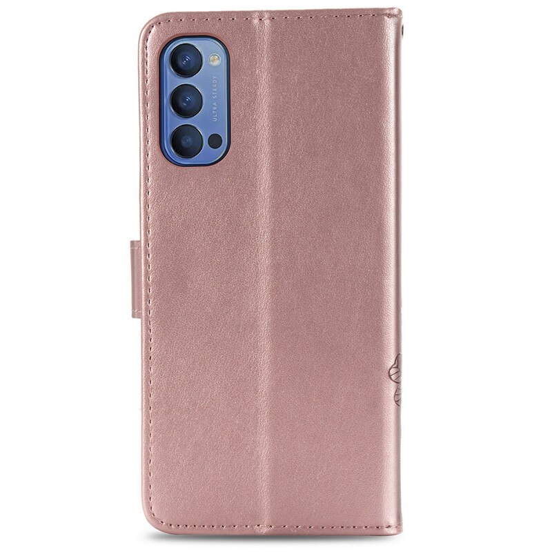 Casing Flipcase Oppo Reno 4 5g 3 A 5g Bahan Kulit Pu Dengan Bumper