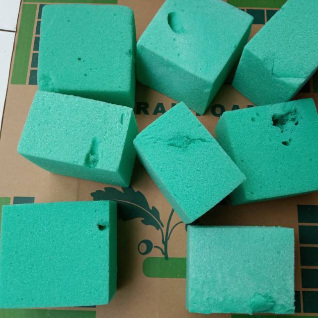 Oasis / Floral Foam / Busa Kering CACAT / Gabus REJECT untuk Media