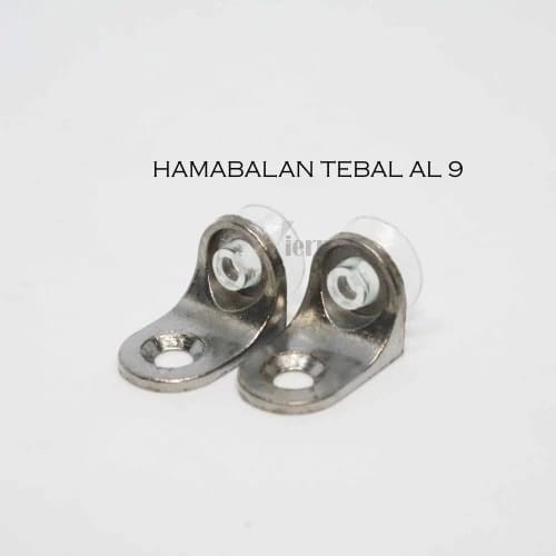 PROMO BISA COD RAK Hambalan / Ambalan Kaca Karet L AL-9 / AKP-15 Penahan Rak Kaca Kayu - AL9 STAINLE