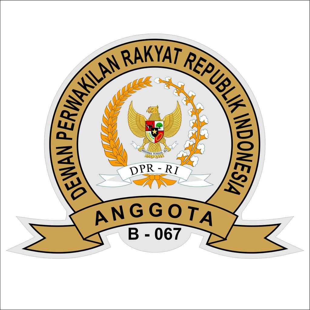 

STIKER VINYL LOGO DPR / DPD / MPR (CUTTING KISS) ( DIJUAL SATUAN )