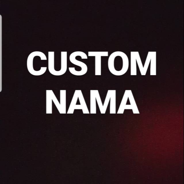 Geso - Penambahan Custom Nama