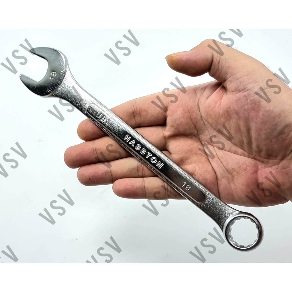 HASSTON Kunci Ring Pas 18mm Combination Wrench 18mm Ringpas 18mm Spanner