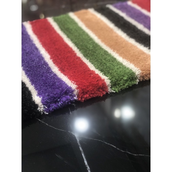 Keset bulu Shaggy, uk 40x60 halus