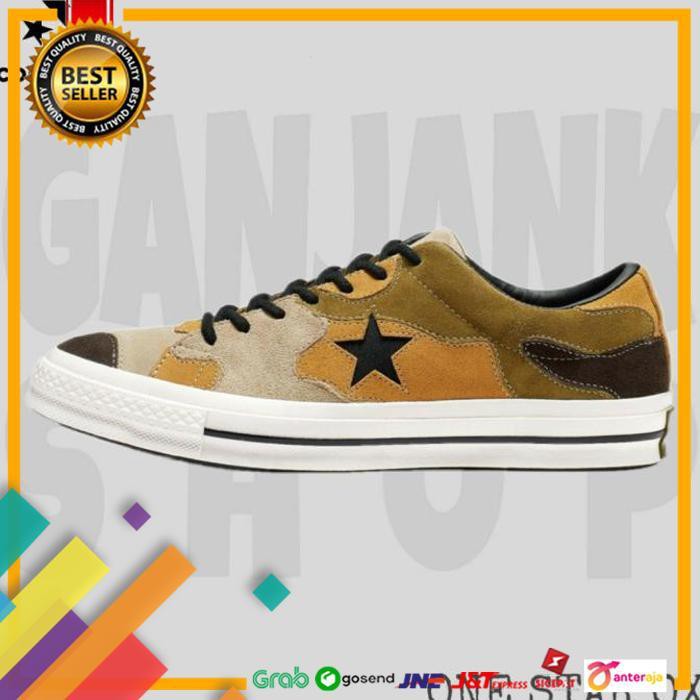 ON SALE.. SEPATU KETS PRIA CONVERSE ONE STAR OX CAMO SUEDE 100% ORIGINAL BNIB ..TERLARIS