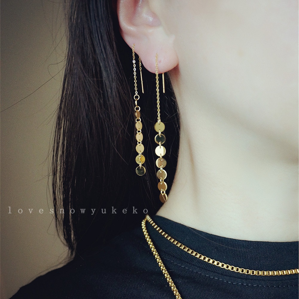 Anting juntai sate jepang titanium anti karat -