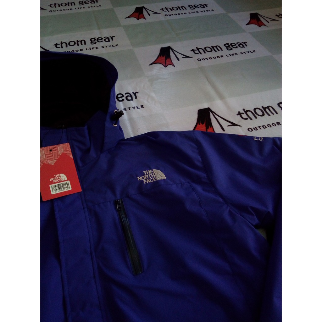 Thomgear Jaket Gunung Outdoor Jacket The North Face Tnf Biru Thomgear Paiton Probolinggo