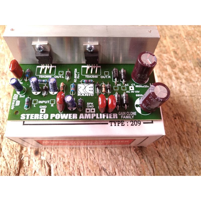 Kit power tda2030 tda 2030 stereo ( 209 )