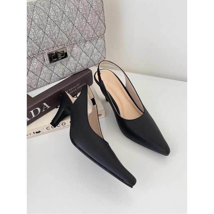 H-0103 Heels Sepatu Hak Wanita Sling Back Stiletto 7cm