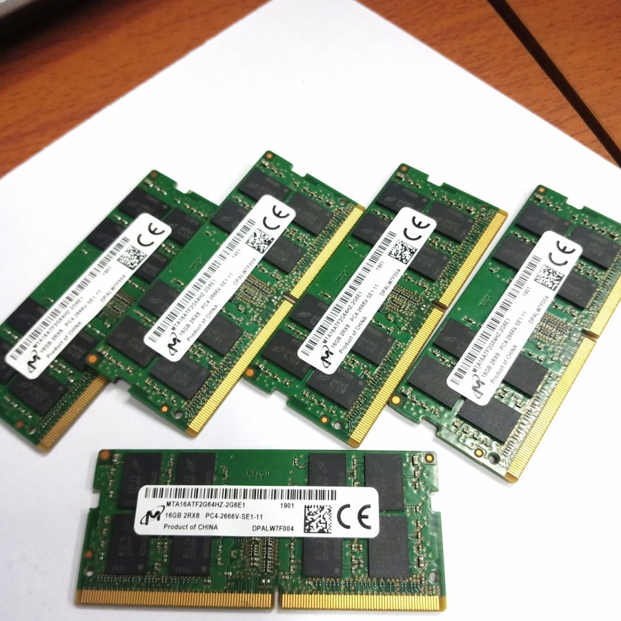 memory ram sodim laptop Mt-16gb pc4-2666v ddr4 sodimm/laptop khusus buat laptop