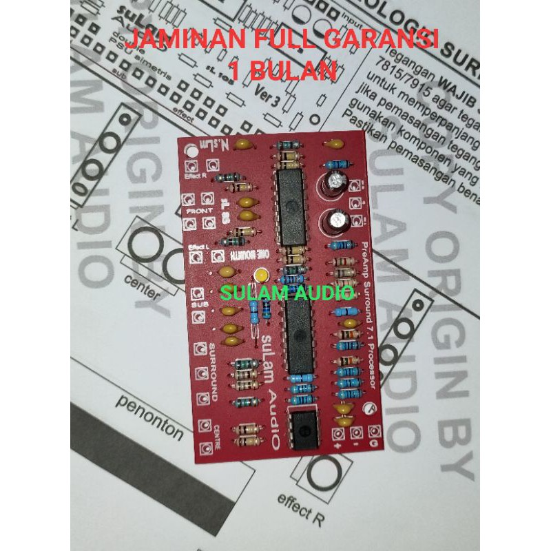 PAKET KIT PROLOGIC SURROUND 7.1 DAN KIT SIMETRIS