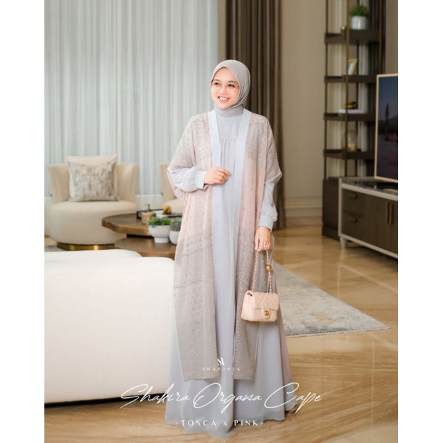 "Kirana series"Shakira organza cape by shararea